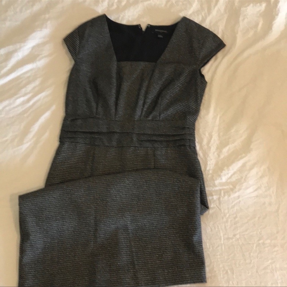 Grey pencil dress
